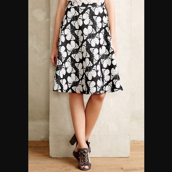 Anthropologie Dresses & Skirts - Anthropologie Eva Franco Monarch Butterfly Skirt